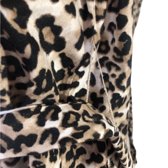 Chico’s Sleeveless Leopard Print Tie Waist Dress Size 1 (M/8) - Picture 4 of 8